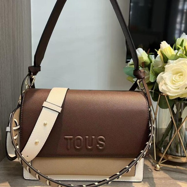 Original Audree Saffiano Medium Crossbody Bag Two-Tone Chain Strap Shoulder Bag
