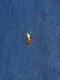 5A Unisex Slim-Fit Classic Button-Down Collar Washed-Denim Shirt 2244