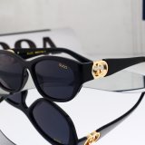 Women's Retro Oval Sunglasses 9810