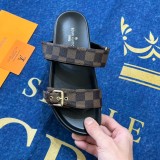 5A Bom Dia Flat Comfort Mule Sandals Brown