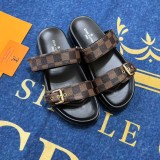 5A Bom Dia Flat Comfort Mule Sandals Brown