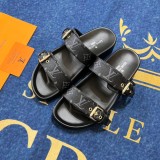 5A Bom Dia Flat Comfort Mule Sandals White