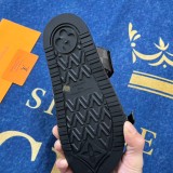 5A Bom Dia Flat Comfort Mule Sandals Black