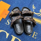 5A Bom Dia Flat Comfort Mule Sandals Brown