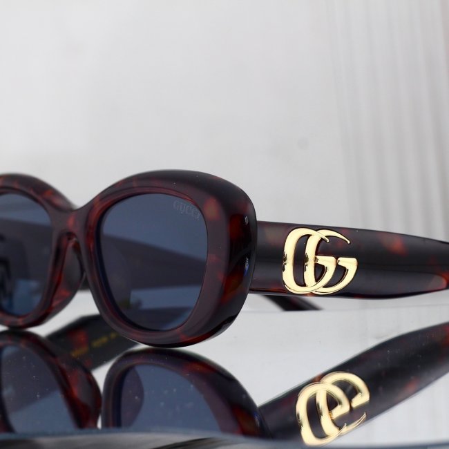 Women's Retro Oval Cat Eye Sunglasses 3928