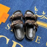 5A Bom Dia Flat Comfort Mule Sandals Brown