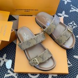5A Bom Dia Flat Comfort Mule Sandals Brown