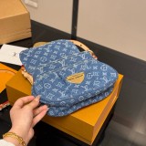 Original Sunset Denim Shoulder Bag 27x4x12cm