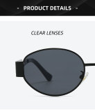 5A Triomphe Oval Sunglasses 2301