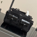 Route Nero bag Nappa Leather Tote Bag with Reversible Shoulder Strap