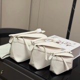 Original Puzzle Bag in Classic Calfskin White
