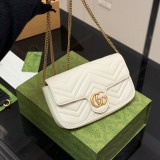 Original marmont Printed chain bag White