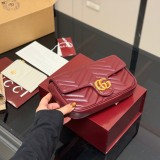 Original Marmont Printed chain Bag Ancora Red 446744