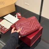 Original Marmont Printed chain Bag Ancora Red 446744