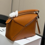 Original Mini Puzzle Bag in Classic Calfskin Tan Caramel