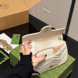 Original marmont Printed chain bag White