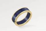 5A Titanium Steel Electroplated Black Gold Ring