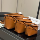 Original Mini Puzzle Bag in Classic Calfskin Tan Caramel