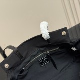 Route Nero bag Nappa Leather Tote Bag with Reversible Shoulder Strap