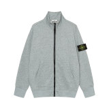 5A Organic Cotton Fleece Full Zip Sweatshirt B25