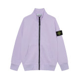 5A Organic Cotton Fleece Full Zip Sweatshirt B25