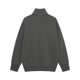 5A Organic Cotton Fleece Full Zip Sweatshirt B25