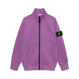 5A Organic Cotton Fleece Full Zip Sweatshirt B25