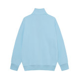 5A Organic Cotton Fleece Full Zip Sweatshirt B25
