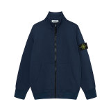 5A Organic Cotton Fleece Full Zip Sweatshirt B25