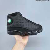 Original Air Jordan 13 Retro Black Cat High Top Basketball Sneakers