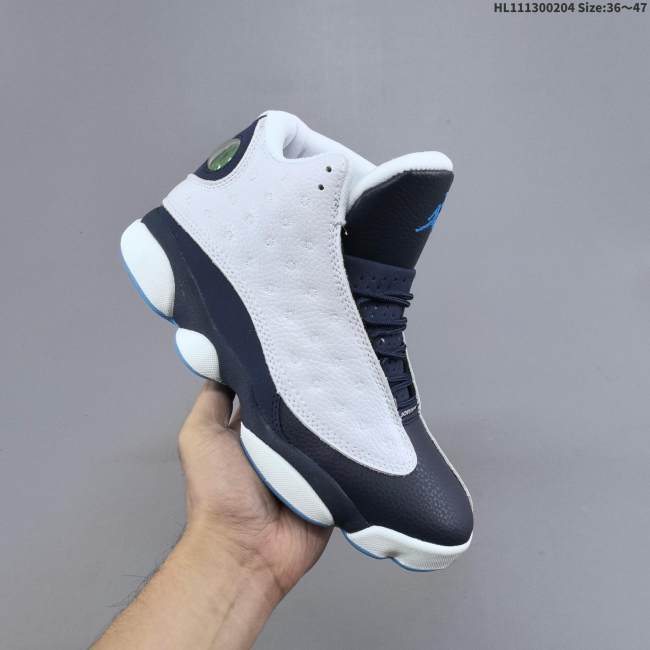 Original Air Jordan 13 Retro Obsidian High Top Basketball Sneakers