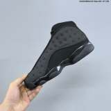 Original Air Jordan 13 Retro Black Cat High Top Basketball Sneakers