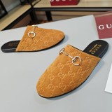 5A Princetown Horsebit  Tan GGSuede Mule