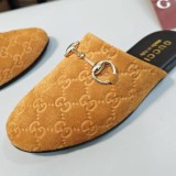 5A Princetown Horsebit  Tan GGSuede Mule