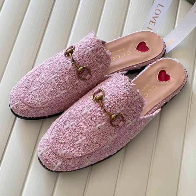 Women's Princetown GG Mules Slippers Pink