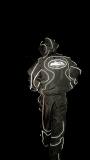 5A NRG Onyx Track Reflective Hooded Windbreaker Jacket Pant Sets