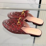 Princetown GG Canvas Crystal Mule Guide