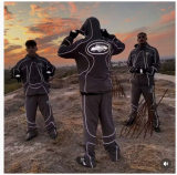 5A NRG Onyx Track Reflective Hooded Windbreaker Jacket Pant Sets