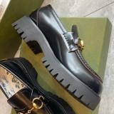 Horsebit Platform Loafer Black