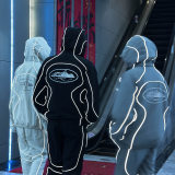 5A NRG Onyx Track Reflective Hooded Windbreaker Jacket Pant Sets