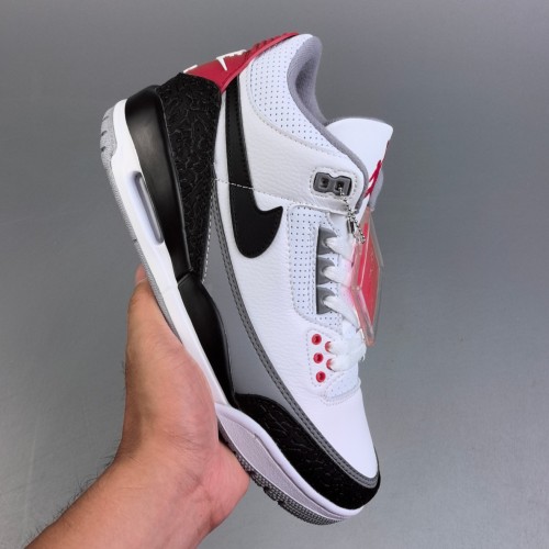Air Jordan 3 Retro NRG JTH TinkerHatfheld Trendy Cushioned Basketball Sneakers AQ3835-160