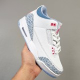 5A Air Jordan 3 Retro GS Cobalt Bliss / Pink Glow  HQ0784-101