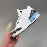 5A Air Jordan 3 Retro Sneakers Basketball Shoes White