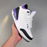 5A Air Jordan 3 Retro Sneakers Basketball Shoes White