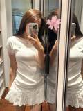 5A Women Slim Fit Contrast Accent T-Shirt 2260
