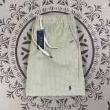 5A Unisex Prepster Corduroy Shorts Classic Polo Pony Logo Embroidered Casual Shorts 2255