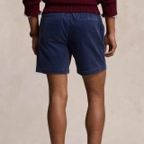 5A Unisex Prepster Corduroy Shorts Classic Polo Pony Logo Embroidered Casual Shorts 2255