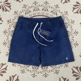 5A Unisex Prepster Corduroy Shorts Classic Polo Pony Logo Embroidered Casual Shorts 2255