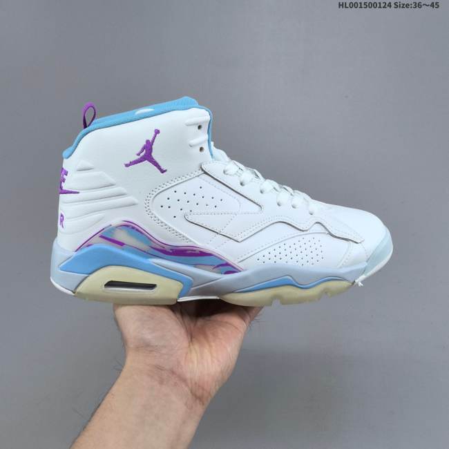 Original Jordan MVP White Glacier Blue Basketball Shoes DZ4475-102