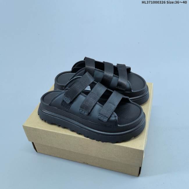 5A Golden Glow Platform Slide Sandals
